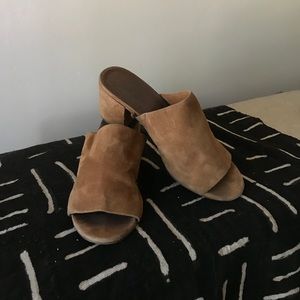 GAP Tan Mules